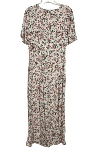 Miss Selfridge Floral Button Down Maxi Dress w/Slits Size 6