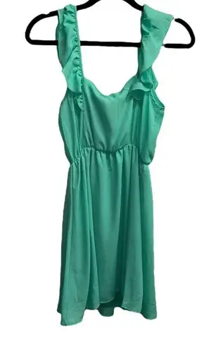 Jun & Ivy Mint Green Sleeveless Elastic Waist Dress Size XS