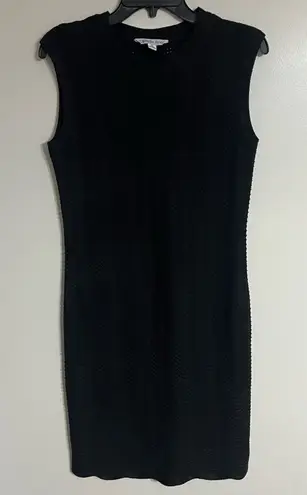 Ophelia Roe Women’s Ophelia Roe Open Knit Sleeveless Dress Cover Up Size Medium Black