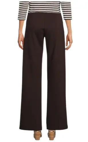 J. McLaughlin Black Carter Knit Stretchy Wide Leg Pants size 12