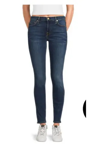 7 For All Mankind  Gwenevere Jeans Womens Size 29" Waist Blue Zip Up Mid Rise NWT