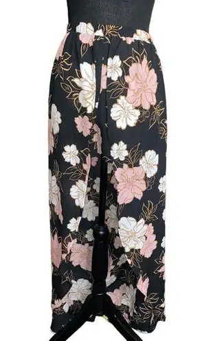 Mimi Chica  floral print long skort size small