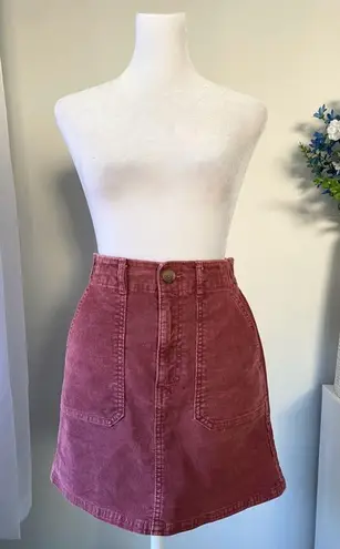 American Eagle  Super Stretch Corduroy Skirt