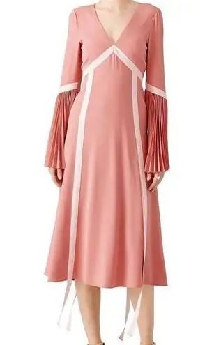 Prabal Gurung Rose Pink Pleated Sleeve A