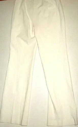 Womens Worth New York NWT $498 12 Pant Wool Lined Work Off White Office Tall 34"
