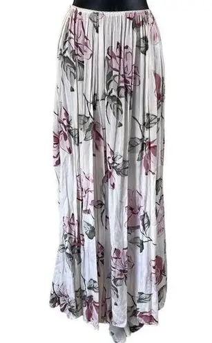 Newport News Floral Cottagecore Maxi Skirt