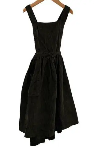 The Simple Folk Olive Green Corduroy Pinafore Size 5/6 Year New