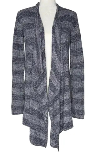 Barefoot Dreams Bamboo Chic Lite Island Wrap/Cardigan Stripe S/M Soft Cozy