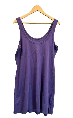 Lululemon Classic-fit cotton-blend scoop dress size 10 Charged Indigo