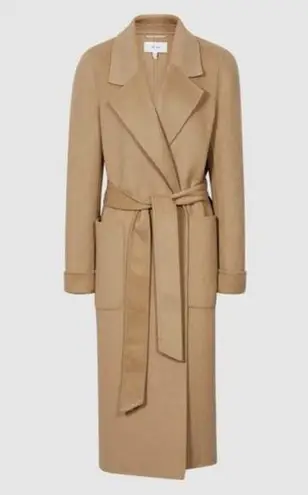 Reiss wool blend Elise belted coat NWT
