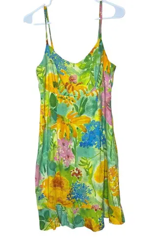 Jams World Vintage Parisian Garden Goldie Mini Dress Floral Multi size M