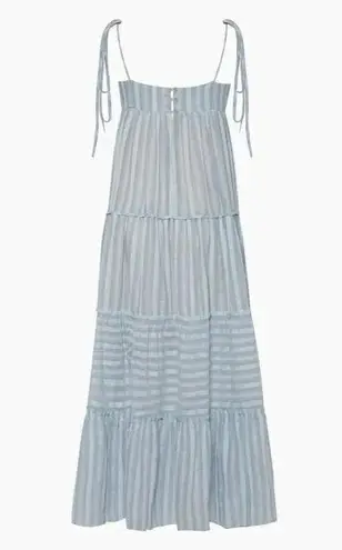 Lemlem / FWRD Nefasi Empire Maxi Dress in Sky Blue