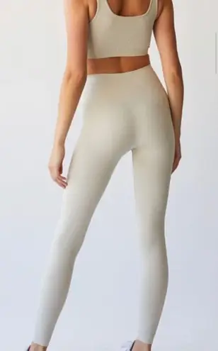 Set Active Sculptflex Leggings In Oat Milk