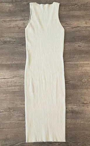 Aritzia Wilfred Ribbed Bodycon Sweater Midi Dress Size M