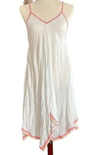 Blue Island Asymmetrical Pull On Cover Up Dress