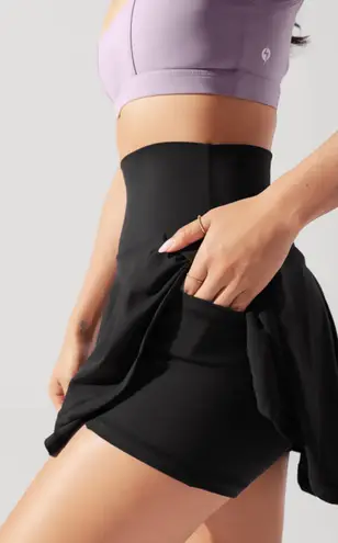 Popflexactive Supersculpt™ Twirl Skort with Pockets - Black