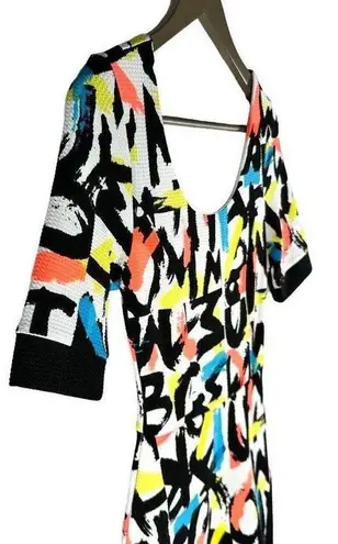 Marilyn Monroe | | Grafitti Pattern Short Sleeve Rockable Scoop Neck Dress