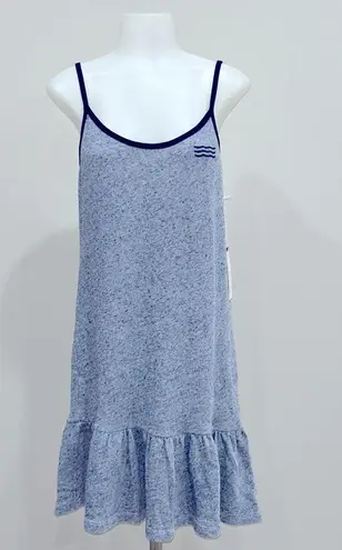 indigo. Sol Angeles Womens Anacapa Pique Tennis Dress in Sz L