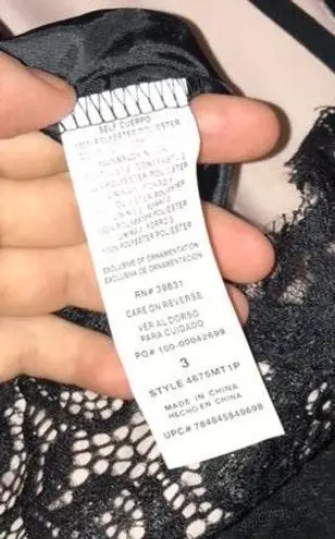 Camille La Vie Black lace Homecoming Dress