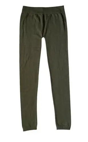 Eye Candy women's size L/XL olive green pull on stretchy pants leggings