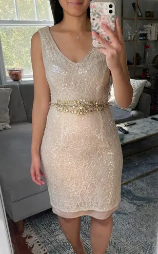 Badgley Mischka Sparkle in the Sky Dress