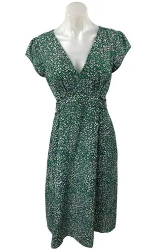 NEW Commense Green Floral V