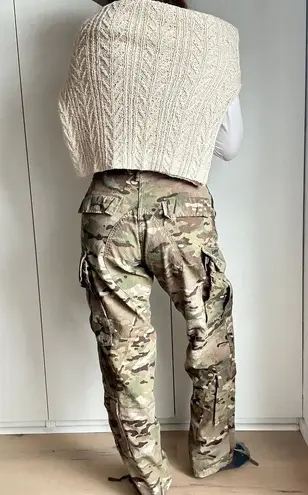 Military Issue Desert Camo Cargo Pants Waist 31” Pockets Green Streetwear Unisex Size 30