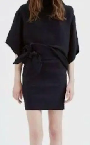 IRO Black Midi Pencil Skirt