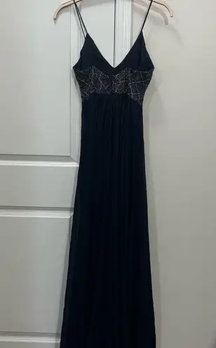 Badgley Mischka Navy Blue Ballerina Gown Size 0 US $1,100
