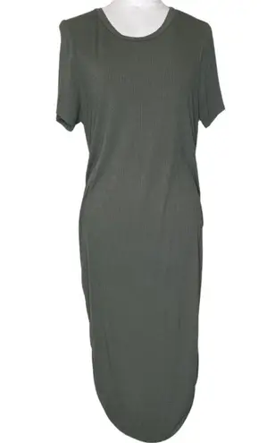 3 Pack Destination Maternity Ruched Bodycon Short Sleeves Dress Size Large Black