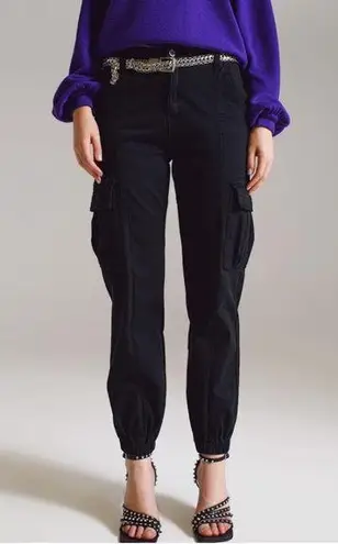 Black straight cut pants Size 2