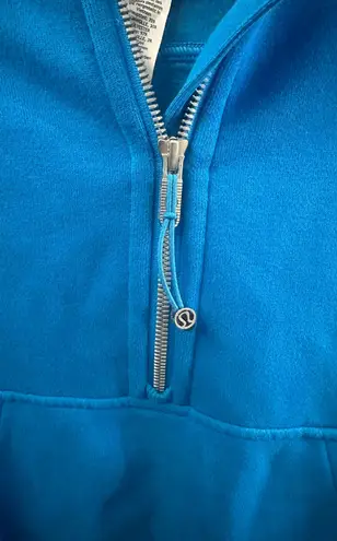 Lululemon Half-Zip Scuba Blue Nile