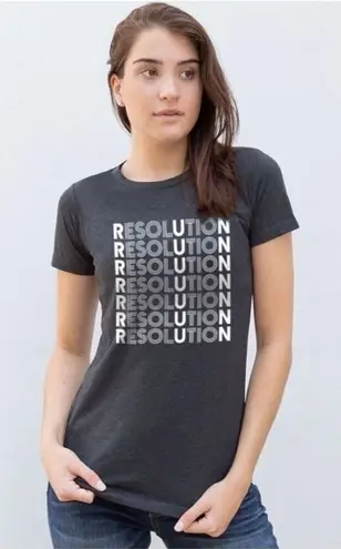 New Womens Gone For a Run New Years Resolution Graphic Tee Shirt
