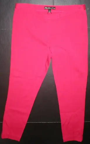 Elizabeth and James New Womens 8 Office Skinny Professional Pink Knit Pants Casu