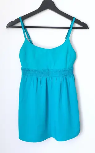 Lululemon Bliss Athletic Tank Top Teal Blue