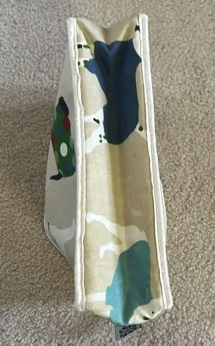 Vagabond Cotton Canvas Dog Print Cosmetic Bag