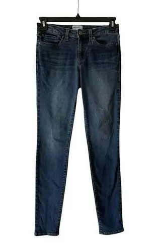 William Rast Juniors Size 28 Pockets Whiskered Perfect Skinny Denim Blue Jeans