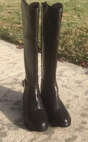 Bandolino Brown  Vegan Leather Tall Winter Boots