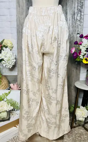 Urban Outfitters Champagne Jacquard Pants