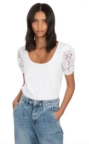 Generation Love NWT  Victoria Lace White Tee