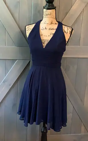 Maniju Navy Dress, size S. Worn for Homecoming once