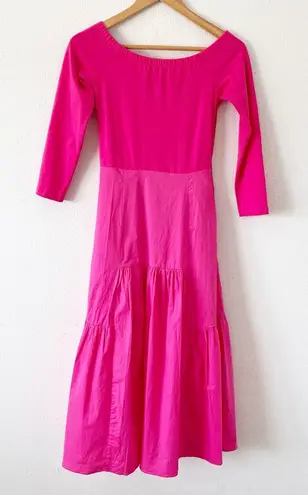 Tuckernuck x Cameran Eubanks Wimberly Camellia Pink Marissa Midi Dress