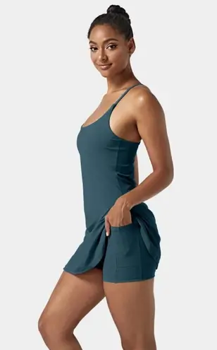 Halara Everyday Cloudful Air 2-in-1 Cool Touch Dress-Euphoria Air Blue S