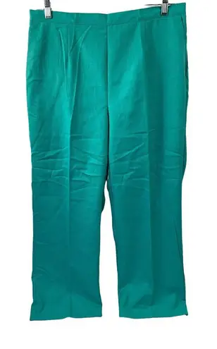 Alfred Dunner Women's Turquoise Pants