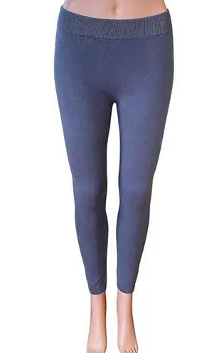 Eye Candy Gray Knit Leggings ~ Women's Activewear Size SMALL