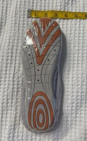 NWT White Orange Water Shoes Beach Resort Pool Vacation Size 7.5
