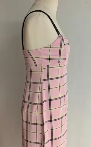 Urban Outfitters Lace Straps Plaid Dress NWOT