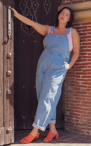 Big Bud Press Indigo Denim Original Overalls 100% Cotton Light Wash 2XL EUC Blue Size 2X