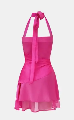 NWT OW collection Evie Wrap dress, size L Pink Size L