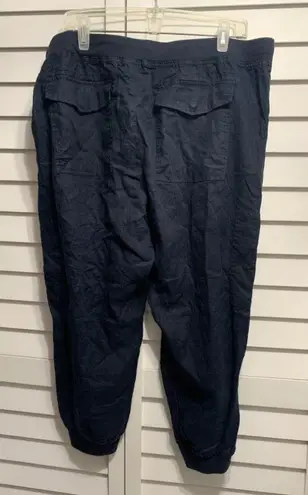 Tommy Hilfiger  Navy Blue Linen Pants